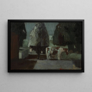 Pedro Figari - Jardn bajo la luna o Quietud en la quinta.webp