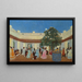 Patio - Pedro Figari — oprawiony obraz na ścianie