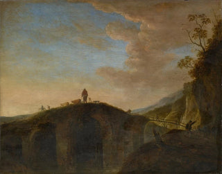 Most kamienny - Peeter van Bredael — widok dzieła
