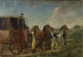 Król Adolphe Frédéric 1710-1771 w Loka Brunn w 1762 roku - Pehr Hilleström — widok dzieła