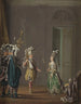 Król Gustaw III i Ulrika Eleonora von Fersen - Pehr Hilleström — widok dzieła