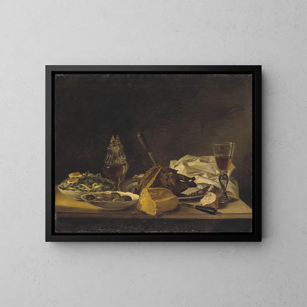Martwa natura - Pehr Hilleström — oprawiony obraz na ścianie