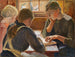 Dzieci czytających - Pekka Halonen — widok dzieła