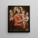 La Vierge à l'Enfant avec saint Jean - Pellegrino Tibaldi — oprawiony obraz na ścianie