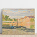 Reprodukcja obrazu Péniches au Bord de la Marne - Henri Lebasque