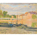 Reprodukcja obrazu Péniches au Bord de la Marne - Henri Lebasque