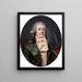 J. L. de Housse Surgeon - Peter Adolf Hall — oprawiony obraz na ścianie