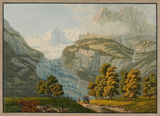 Peter Birmann - Le Glacier infrieur du Grindelwald dans le Canton de Berne.webp