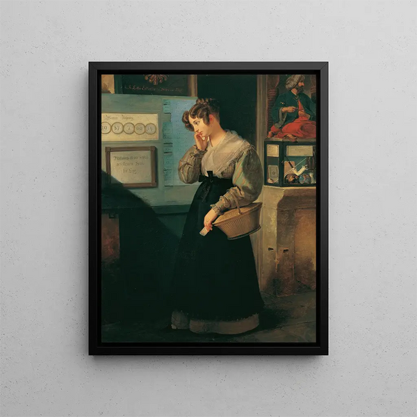 Peter Fendi - Mdchen Vor Dem Lotteriegewlbe.webp