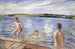 Chłopcy kąpiący się - Peter Hansen — widok dzieła