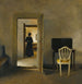 wnętrza z białym krzesłem - Peter Ilsted — widok dzieła