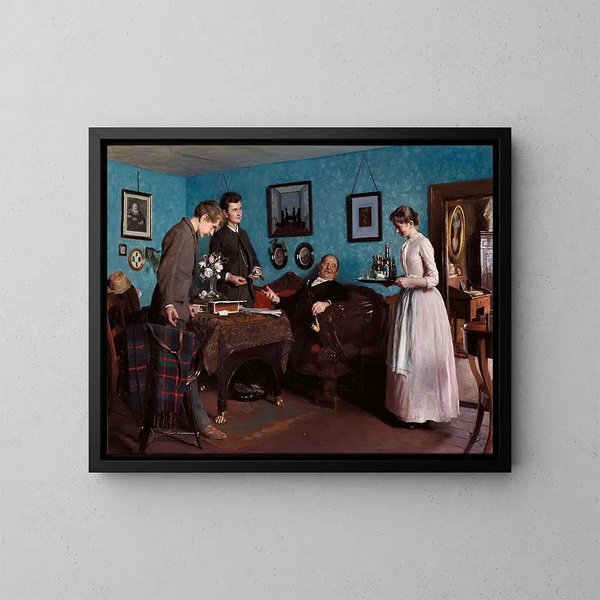 Zaproszeni losowo - Peter Ilsted — oprawiony obraz na ścianie