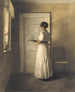 Młoda dziewczyna z tacą - Peter Ilsted — widok dzieła