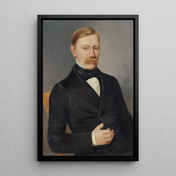 Portret Augusta Horislava Krmry - Peter Michal Bohúň — oprawiony obraz na ścianie