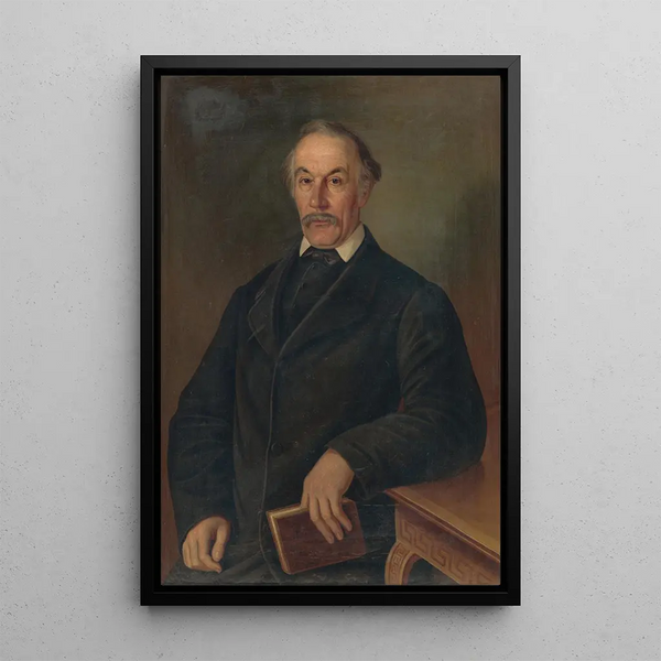 Portret J Vavrean - Peter Michal Bohúň — oprawiony obraz na ścianie