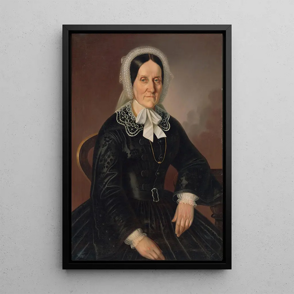portret pani Kornlii Schulzov - Peter Michal Bohúň — oprawiony obraz na ścianie