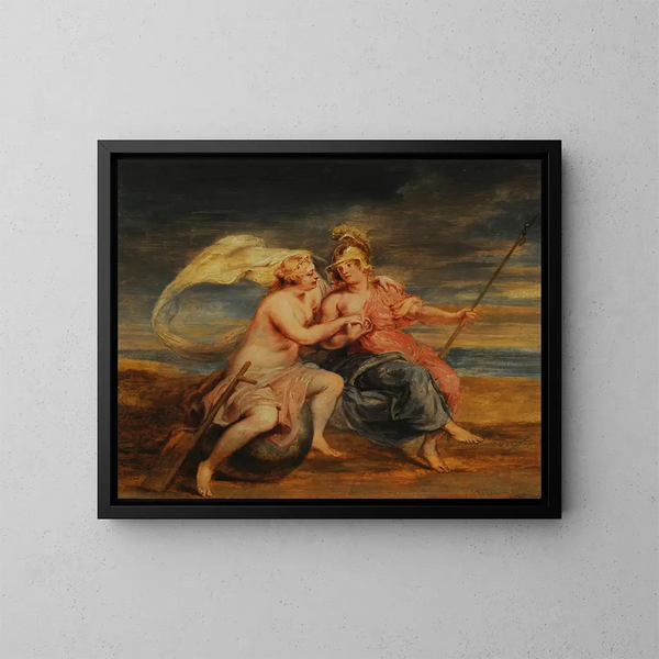 Alegoria Losu i Cnoty - Peter Paul Rubens — oprawiony obraz na ścianie