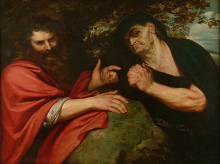 Demokryt i Heraklit - Peter Paul Rubens — widok dzieła