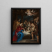 L'Adoration des bergers - Peter Paul Rubens — oprawiony obraz na ścianie