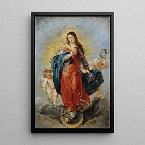 Immaculée Conception - Peter Paul Rubens — oprawiony obraz na ścianie