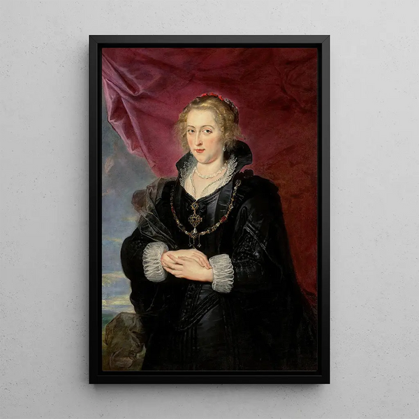 Portret damy - Peter Paul Rubens — oprawiony obraz na ścianie