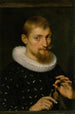 Portret mężczyzny, prawdopodobnie architekta lub geografa - Peter Paul Rubens — widok dzieła
