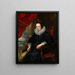Portret kobiety, być może Clary Fourment - Peter Paul Rubens — oprawiony obraz na ścianie