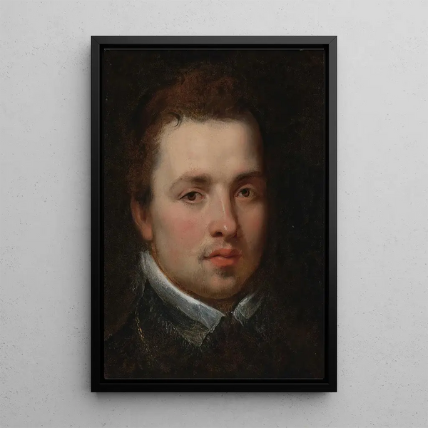 Portret młodego mężczyzny - Peter Paul Rubens — oprawiony obraz na ścianie