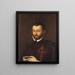 Portret Benedictusa Ariasa Montanusa - Peter Paul Rubens — oprawiony obraz na ścianie