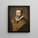 portret Juste Lipse - Peter Paul Rubens — oprawiony obraz na ścianie