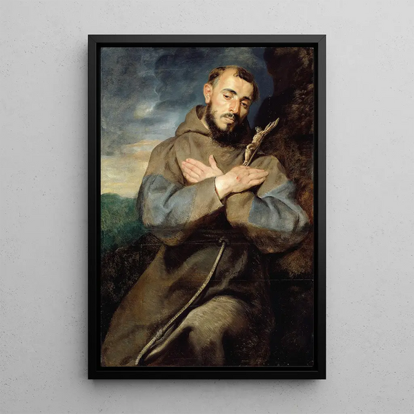 Święty Franciszek - Peter Paul Rubens — oprawiony obraz na ścianie