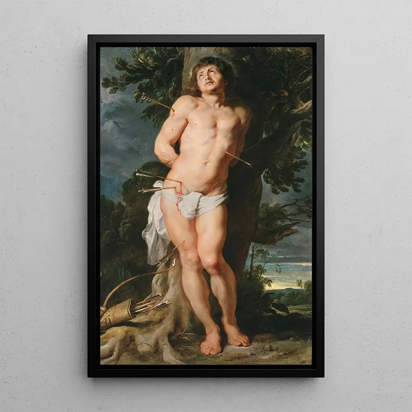 Święty Sebastian - Peter Paul Rubens — oprawiony obraz na ścianie