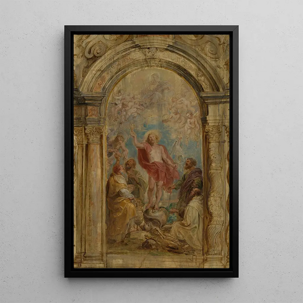 La Glorification de l'Eucharistie - Peter Paul Rubens — oprawiony obraz na ścianie