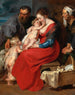 Rodzina Święta z świętymi Elżbietą i Janem Chrzcicielem - Peter Paul Rubens — widok dzieła