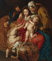 Rodzina Święta z świętą Elżbietą, świętym Janem i gołębicą - Peter Paul Rubens — widok dzieła