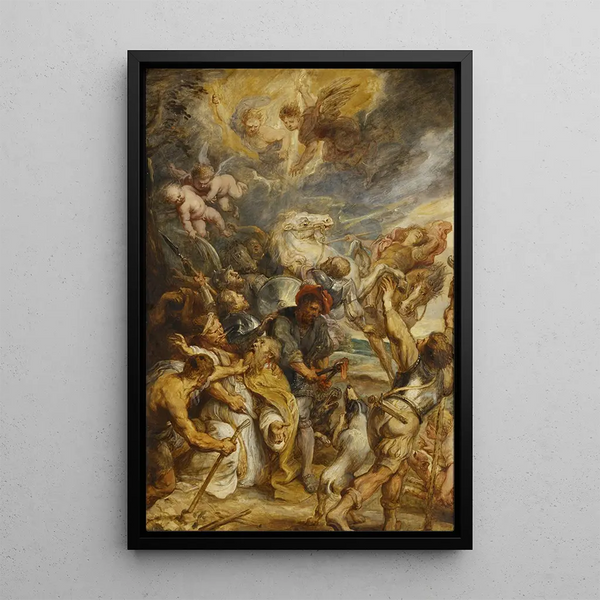 Le Martyre de Saint Livinus - Peter Paul Rubens — oprawiony obraz na ścianie