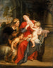 La Vierge à l'Enfant avec sainte Élisabeth et saint Jean-Baptiste - Peter Paul Rubens — widok dzieła