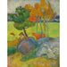 Reprodukcja obrazu Mały Breton z gęsią - Paul Gauguin