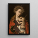 Madonny - Petrus Christus — oprawiony obraz na ścianie