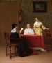 La leçon - Petrus Renier Hubertus Knarren — widok dzieła