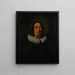 Portret nieznanego mężczyzny - Petrus Schotanus Sterringa — oprawiony obraz na ścianie