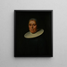 Portret nieznanej kobiety - Petrus Schotanus Sterringa — oprawiony obraz na ścianie