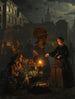 Targ warzyw przy księżycowym świetle - Petrus van Schendel — widok dzieła