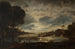 pejzaż w świetle księżyca - Petrus van Schendel — widok dzieła