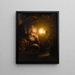 Święty Hieronim - Petrus van Schendel — oprawiony obraz na ścianie
