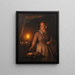La cabine de nuit - Petrus van Schendel — oprawiony obraz na ścianie