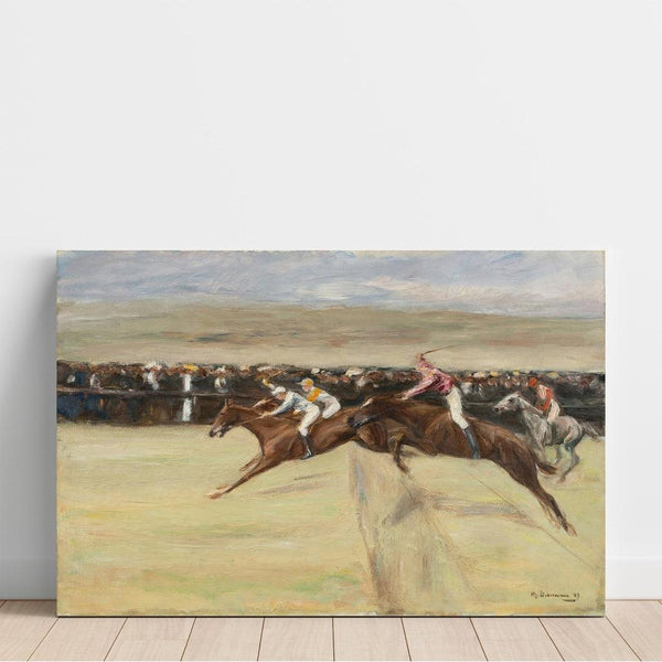 Pferderennen in den Cascinen - Max Liebermann | Reproduction Tableau Décoration murale affiche copie
