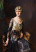 Portret pani Frederick L Pratt née Miss Jeannie Williams - Philip Alexius de László — widok dzieła