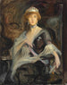 Auguste Victoria, królowa Portugalii na wygnaniu, studium - Philip Alexius de László — widok dzieła