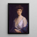 Mme John W Davis née Ellen G Bassel - Philip Alexius de László — oprawiony obraz na ścianie